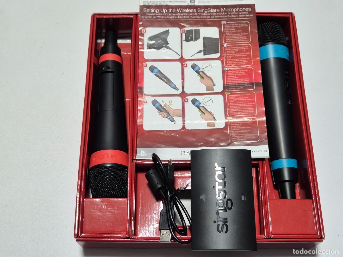 Videojuegos y consolas: MICROFONOS INALAMBRICOS SONY SINGSTAR - Foto 2