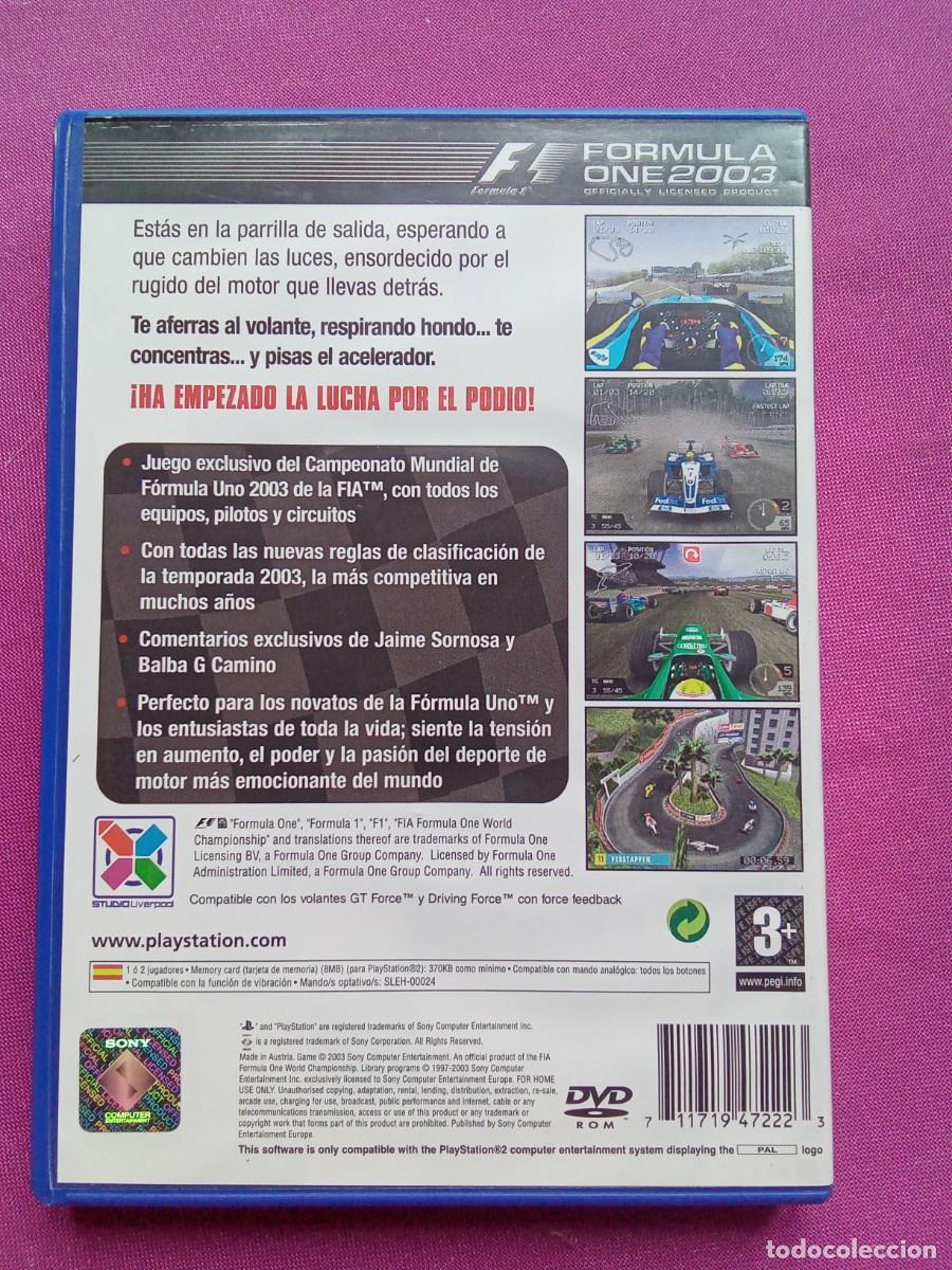 Videojuegos y consolas: PLAY STATION 2. FORMULA ONE 2003 . EF 2 - 2 - Foto 2