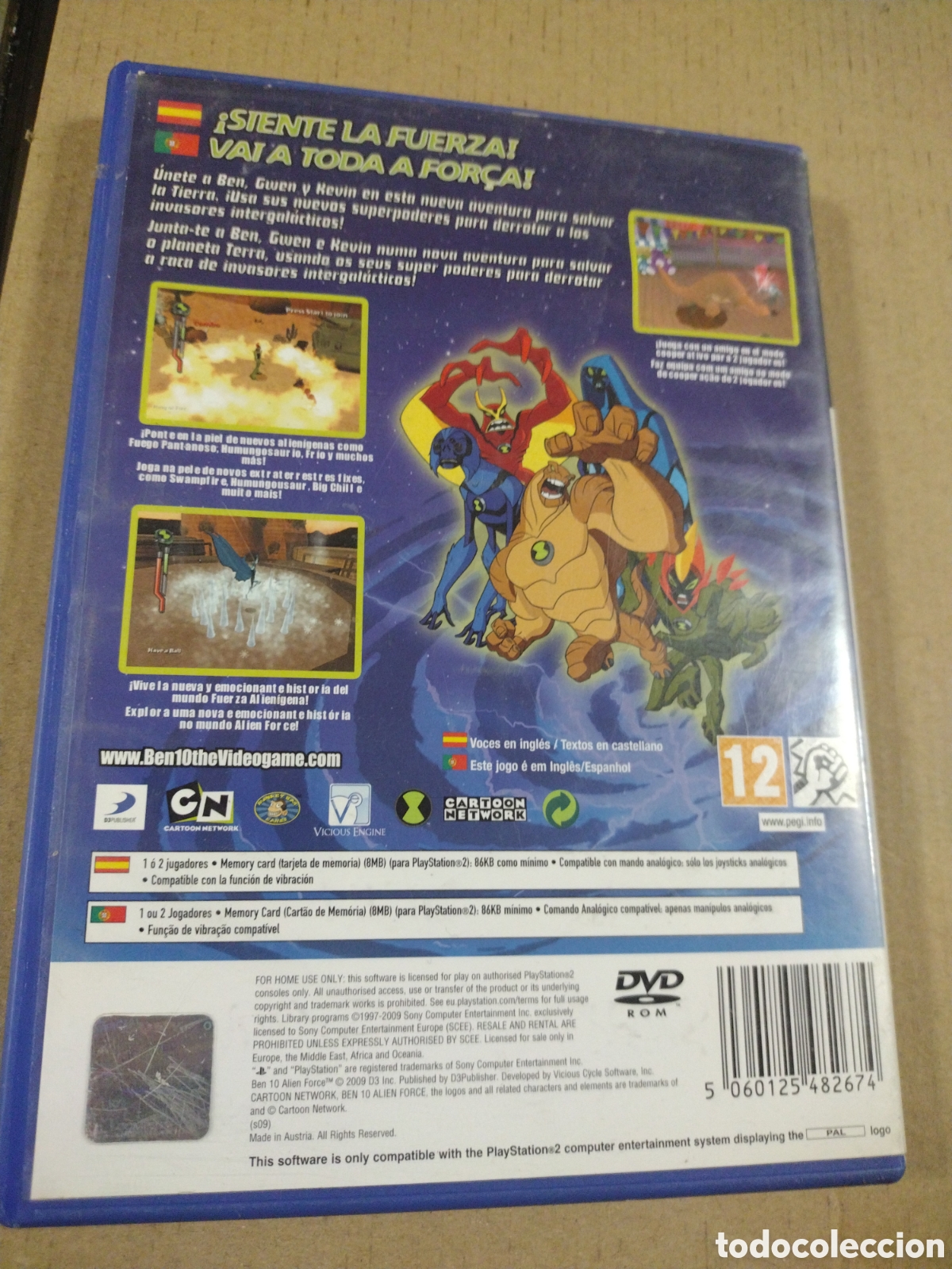 Videojuegos y consolas: BEN 10 ALIEN FORCE. PLAYSTATION 2. PS2 - Foto 2
