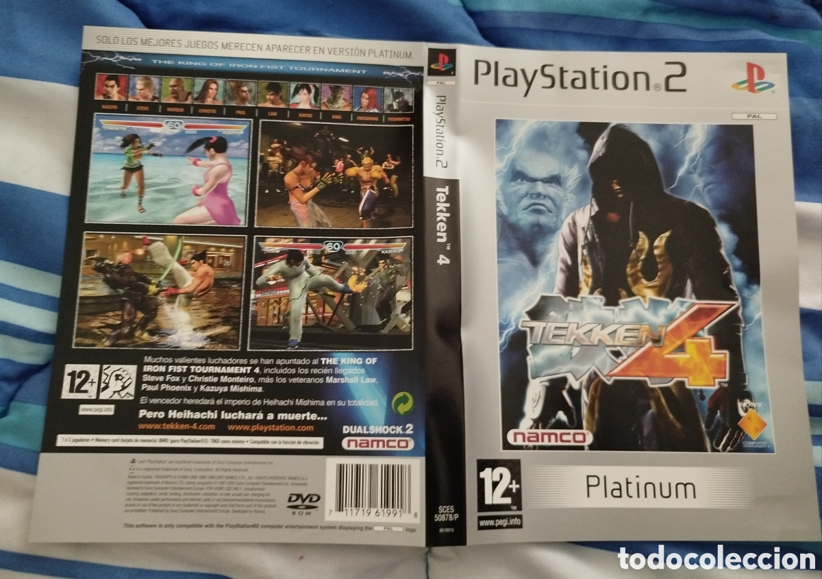 Videojuegos y consolas: Tekken 4. SOLO CAR&Aacute;TULA. PS2 - Foto 1
