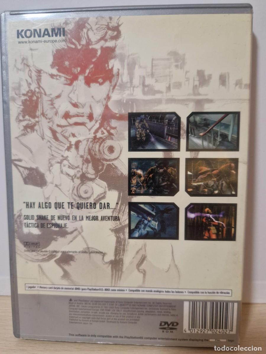 Videojuegos y consolas: Metal Gear Solid 2 PS2 (2&ordf; Mano - Bueno) - Foto 2