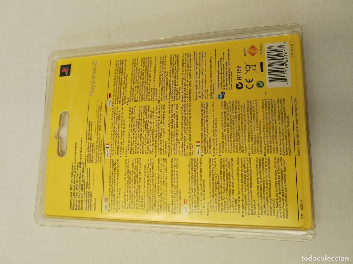 Videojuegos y consolas: MEMORY CARD PS2 PLAYSTATION PRECINTADA - c147 - Foto 3