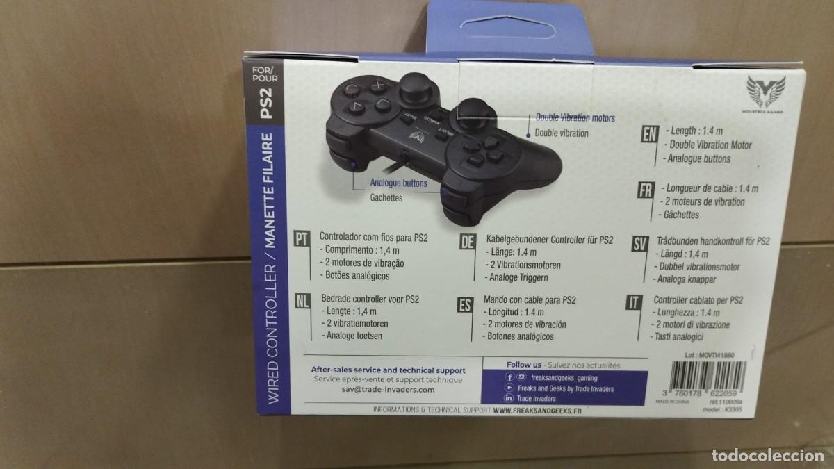 Videojuegos y consolas: Mando Freaks and Geeks PS2 Negro - Foto 2