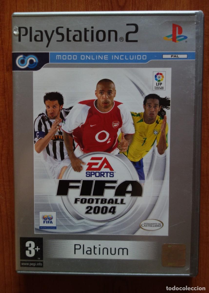 Videojuegos y consolas: FIFA Football 2004 para PS2 - Versi&oacute;n Platinum - Foto 1