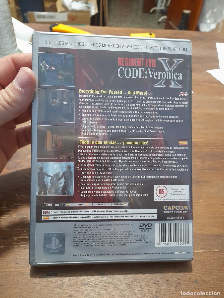 Videojuegos y consolas: Juego videoconsola PlayStation 2 Resident Evil code x Ver&oacute;nica - Foto 3