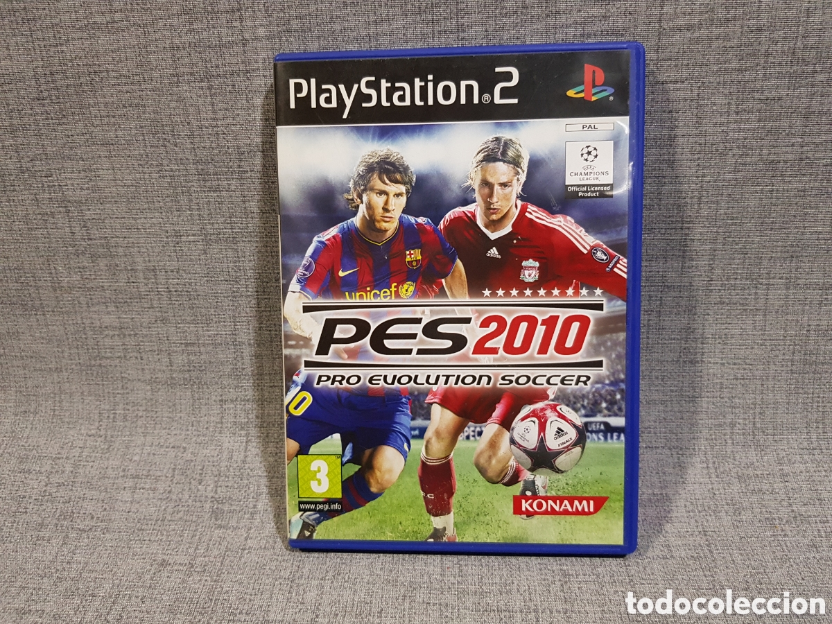 Videojuegos y consolas: PES 2010 PRO EVOLUTION SOCCER KONAMI PLAY STATION 2 PS2. CAJA Y MANUAL. - Foto 1