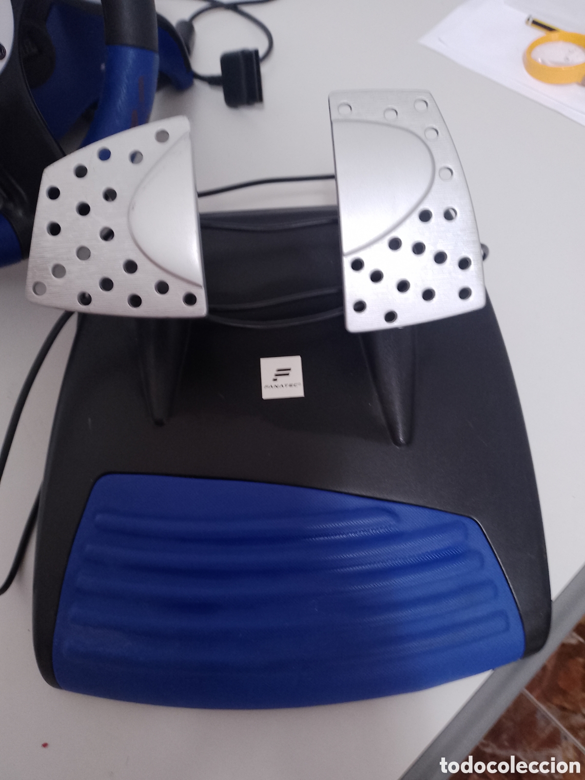 Videojuegos y consolas: PlayStation 2 volante multifunci&oacute;n con levas PS funcionando - Foto 5