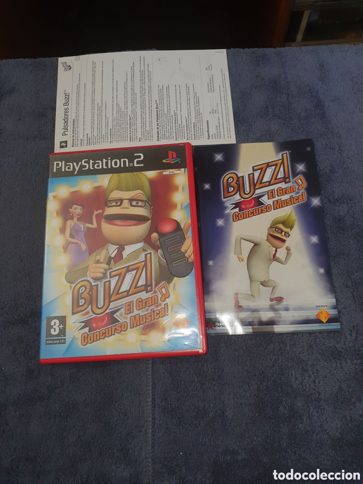 Videojuegos y consolas: PS. Buzz!, El Gran Concurso Musical, De 2&ordf; Mano. - Foto 1