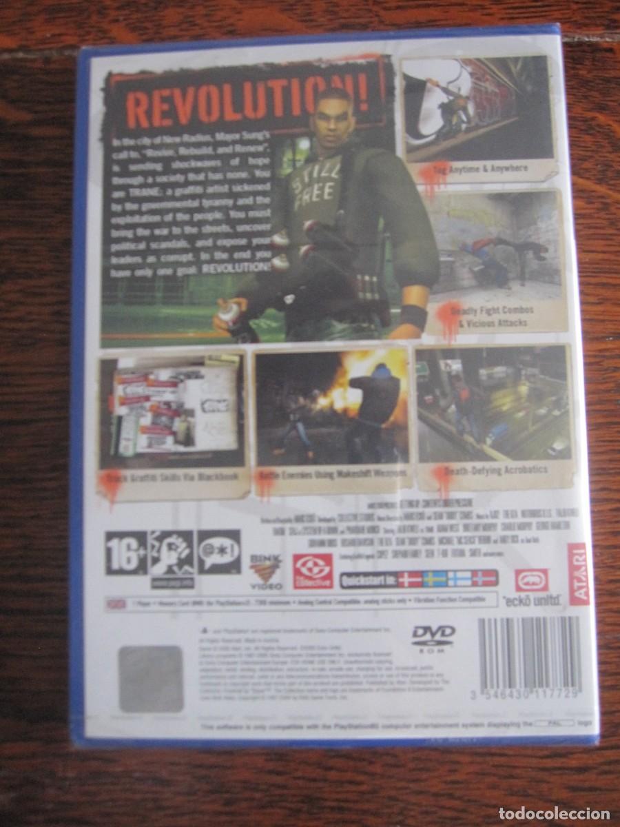 Videojuegos y consolas: PS2 GETTING UP MARC Ecko&acute;s. Nuevo - Foto 2