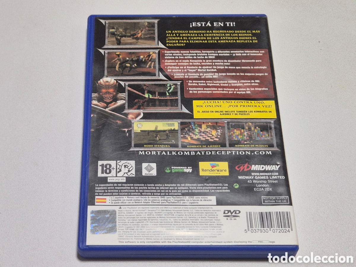 Videojuegos y consolas: MORTAL KOMBAT DECEPTION - Foto 2
