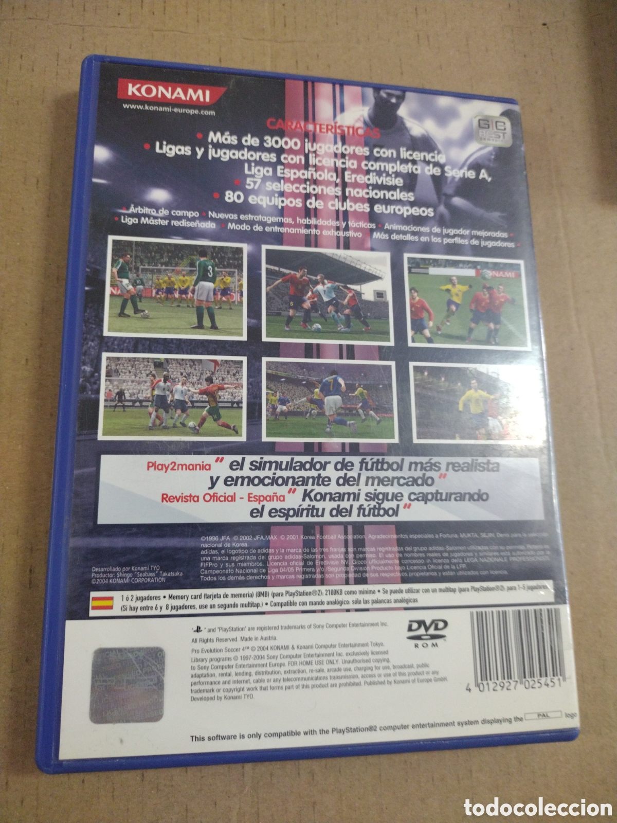 Videojuegos y consolas: PRO EVOLUTION SOCCER 4. PS2 - Foto 2