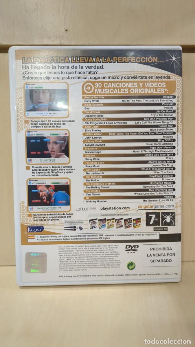 Videojuegos y consolas: Singstar Legends [PS2] - Foto 2