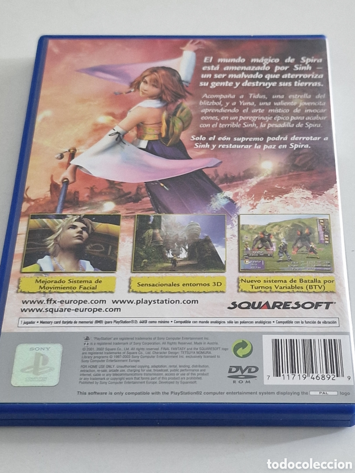Videojuegos y consolas: Final Fantasy X PS2 - PAL - Foto 3
