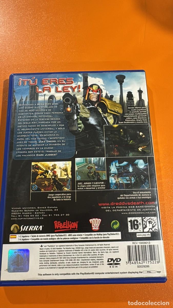 Videojuegos y consolas: JUDGE DREDD/PS2 (2&ordf; Mano - Bueno) - Foto 4