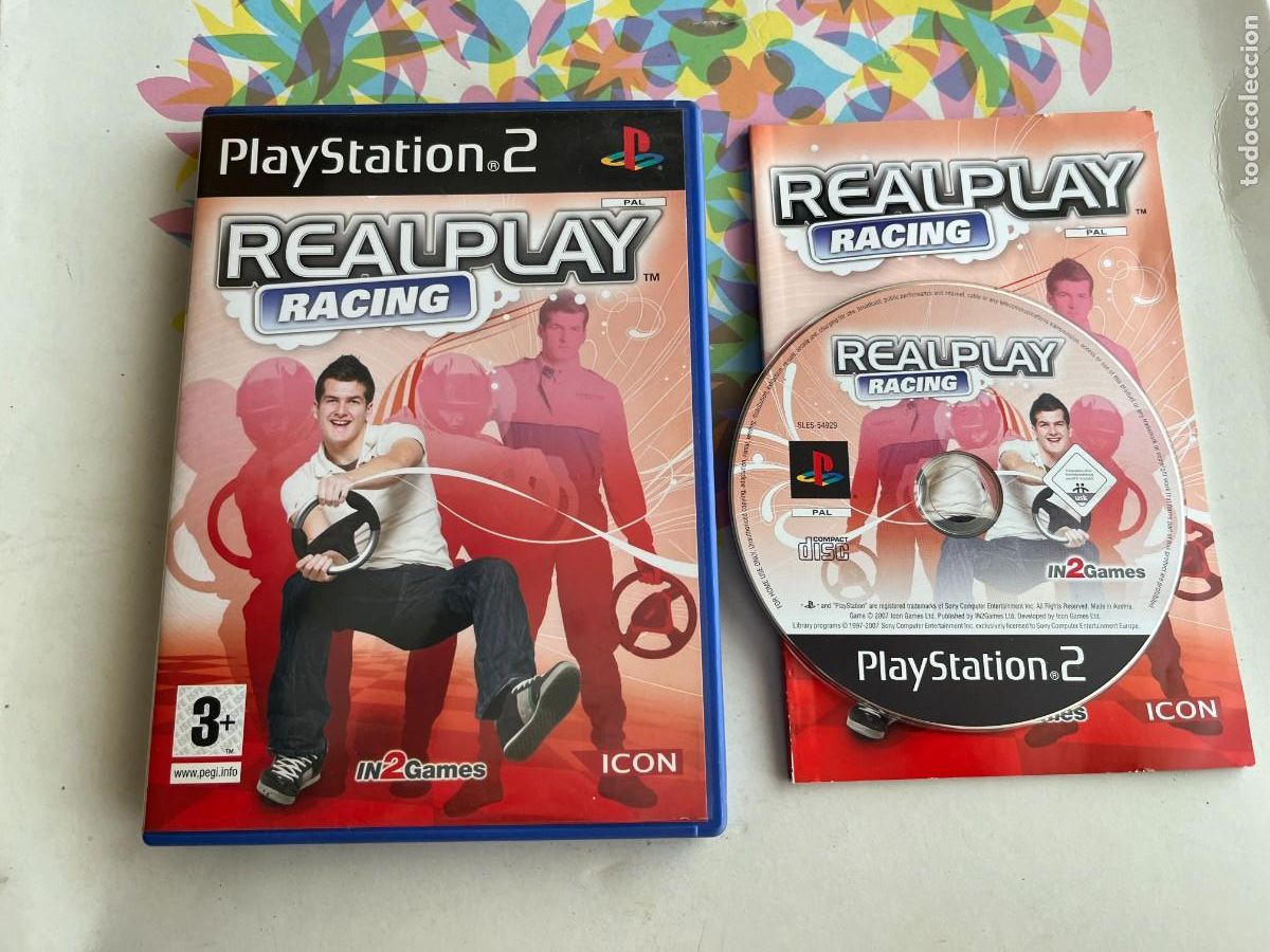 Real Play Racing Wheel - PS2 Playstation 2 Play Station Two Kreaten