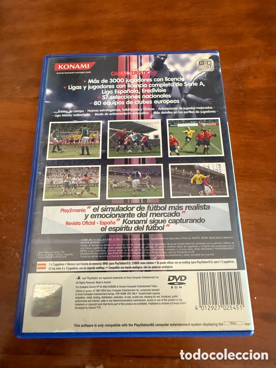 Videojuegos y consolas: Pes 4 pro evolution soccer pal espa&ntilde;a - Foto 3