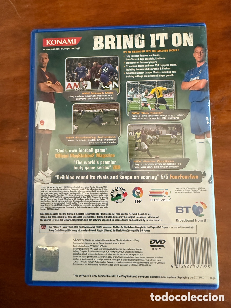 Videojuegos y consolas: Pes 5 pro evolution soccer ps2 pal uk - Foto 3