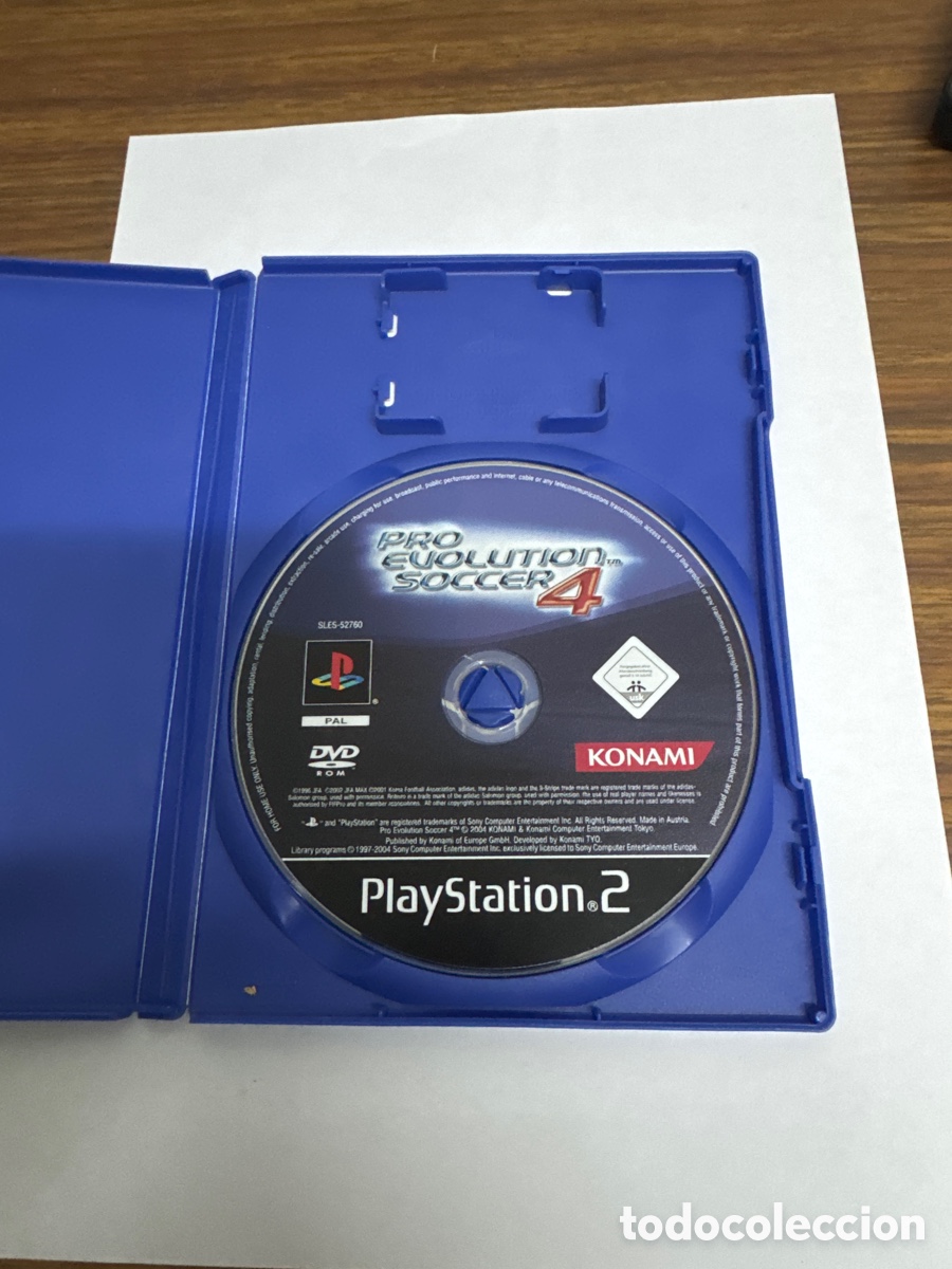 Videojuegos y consolas: Juego PlayStation 2 Play 2 Pro Evolution Soccer 4 - Foto 2