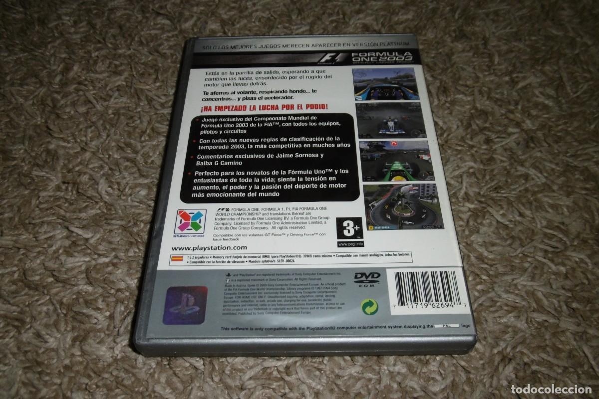 Videojuegos y consolas: PS2 F1 FORMULA ONE 2003 - Foto 3