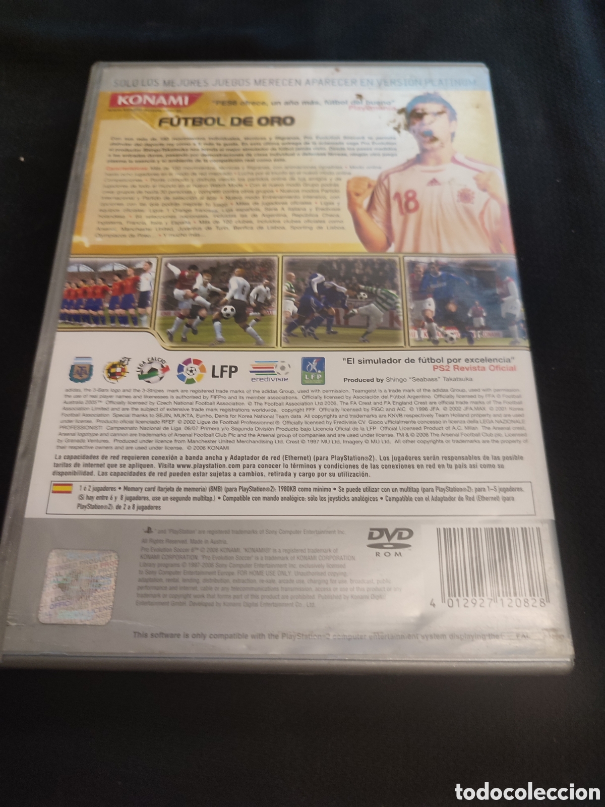 Videojuegos y consolas: Pes 6. Pro Evolution soccer . Konami . Platinum - Foto 2