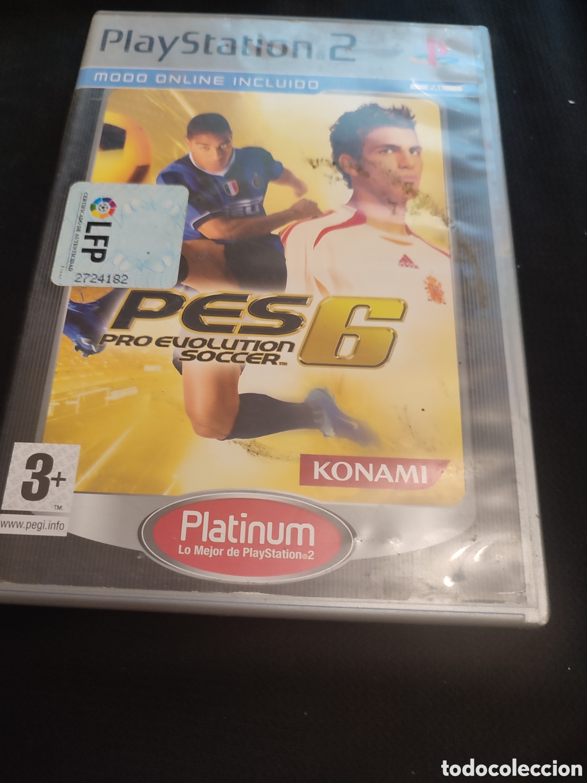 Videojuegos y consolas: Pes 6. Pro Evolution soccer . Konami . Platinum - Foto 1