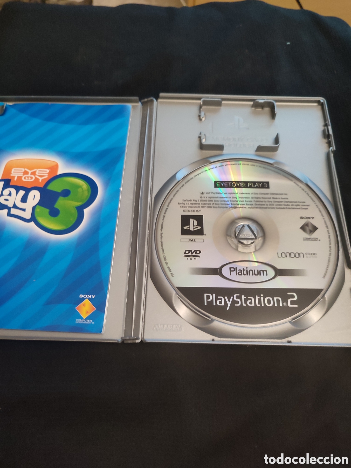 Videojuegos y consolas: Eye Toy play 3. Platinum . Ps2 - Foto 3