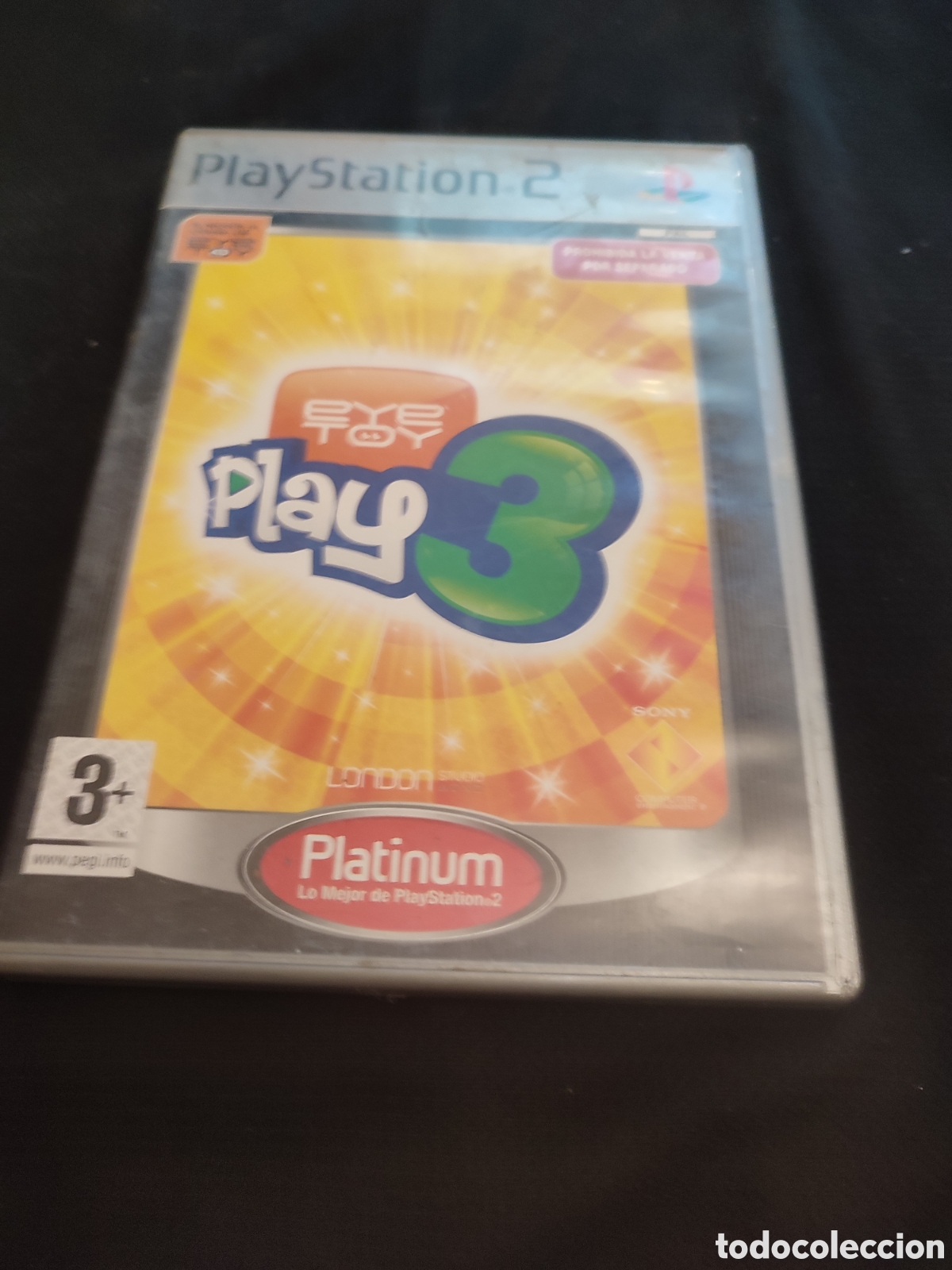 Videojuegos y consolas: Eye Toy play 3. Platinum . Ps2 - Foto 1