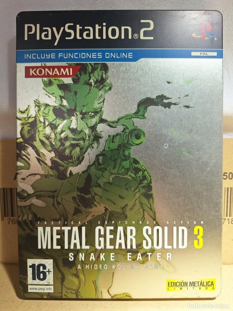 Videojuegos y consolas: Metal Gear Solid 3 PS2 Edici&oacute;n Met&aacute;lica PAL - Foto 1
