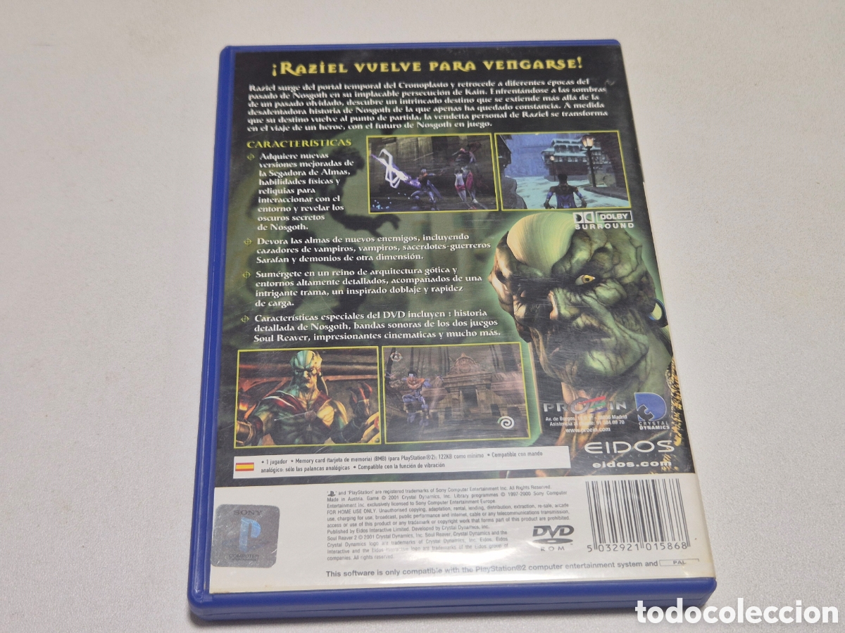 Videojuegos y consolas: SOUL REAVER 2. Sony Ps2 - Foto 2