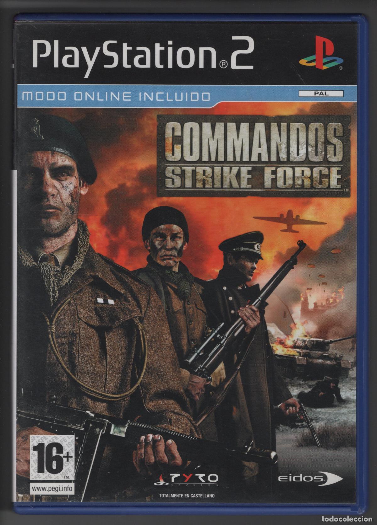 Videojuegos y consolas: COMMANDOS STRIKE FORCE - PS2 - PLAYSTATION 2 - CAJA, DISCO Y MANUAL - Foto 1