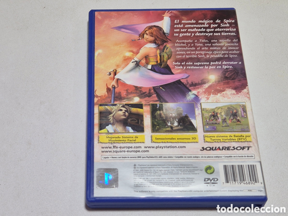 Videojuegos y consolas: FINAL FANTASY X . PlayStation 2 - Foto 2