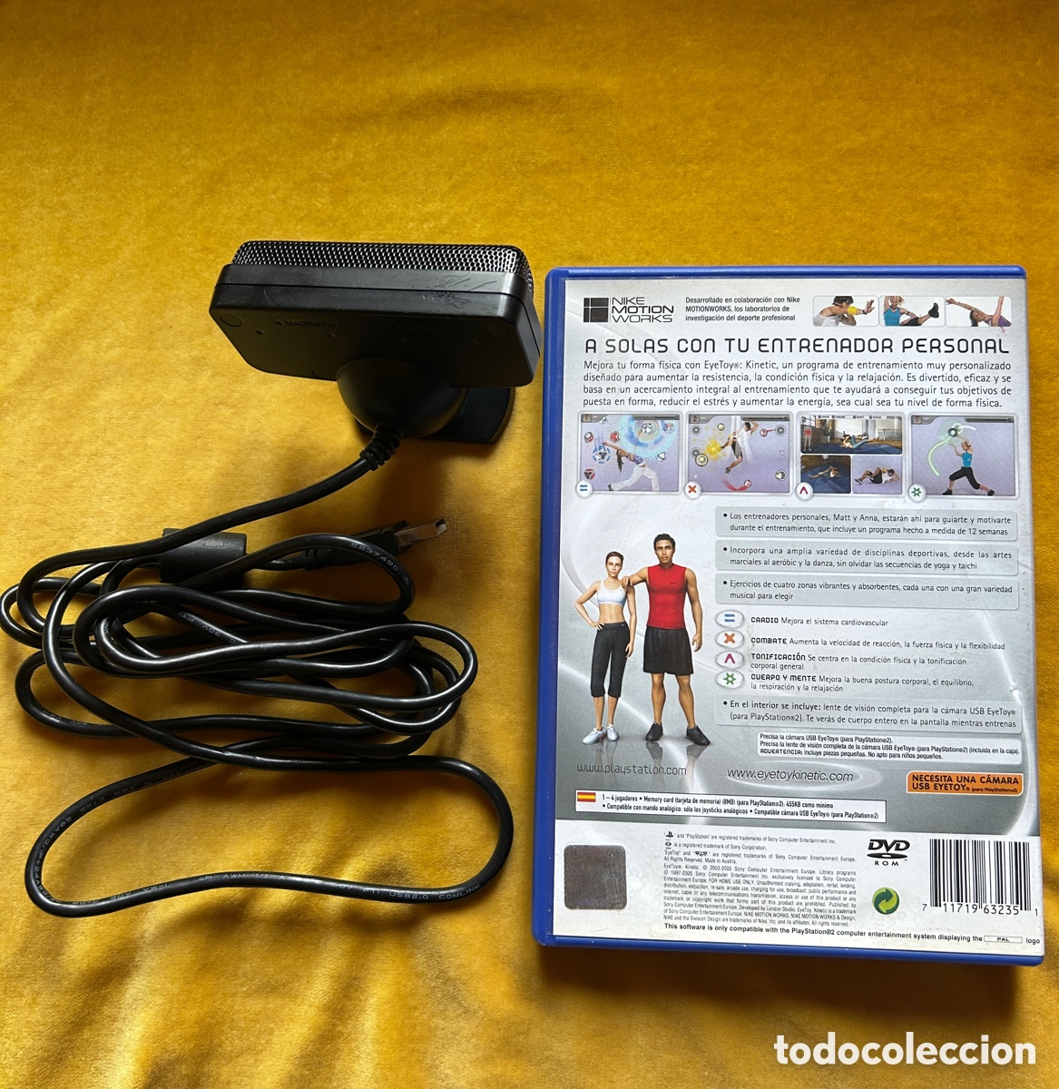 Videojuegos y consolas: Pack PS2 Kinetic + C&aacute;mara EyeToy - Foto 2