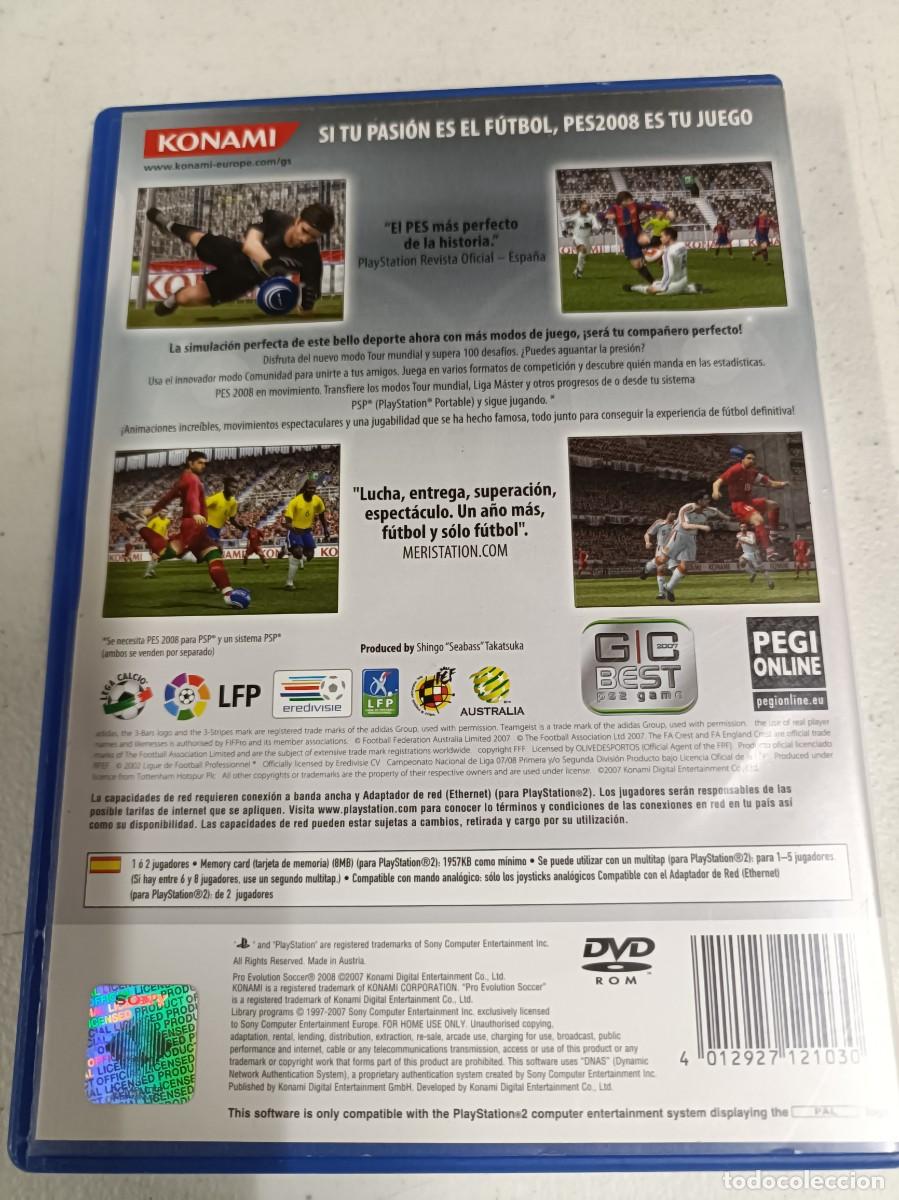 Videojuegos y consolas: Ps2 pes 2008 pro Evolution soccer 2008 - Foto 2
