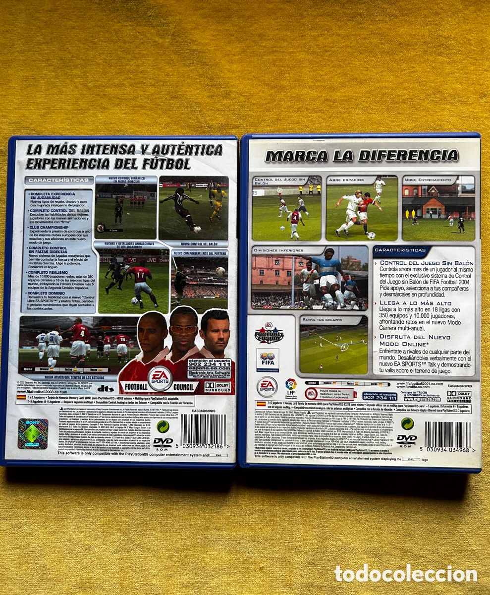 Videojuegos y consolas: Pack PS2 FIFA 2003 y 2004 - Foto 2