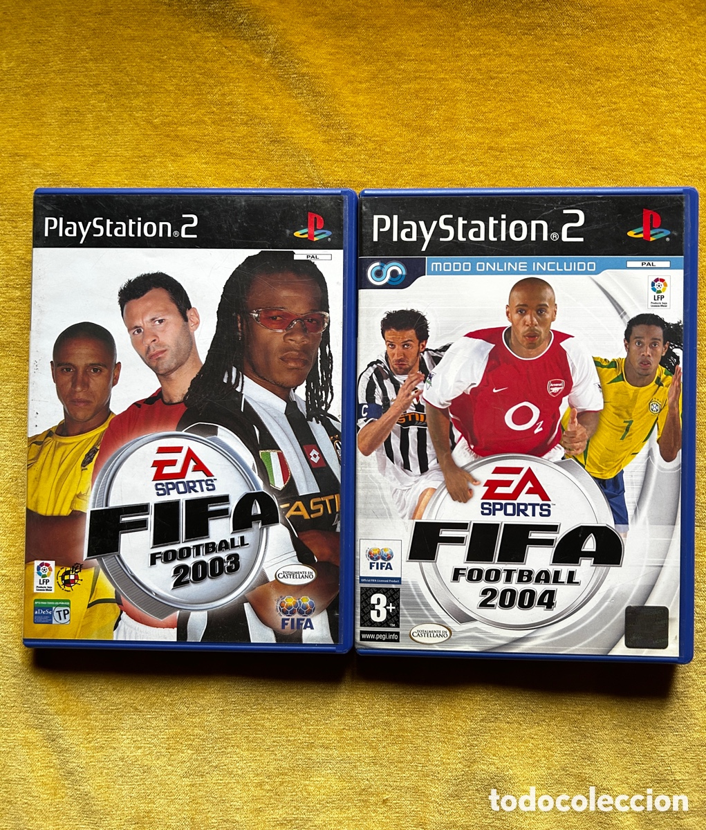 Videojuegos y consolas: Pack PS2 FIFA 2003 y 2004 - Foto 1