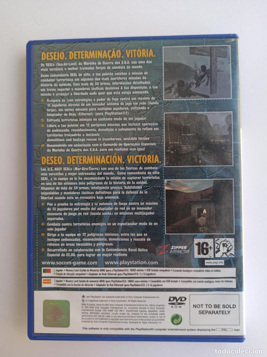 Videojuegos y consolas: SOCOM U.S. NAVY SEALS PS2 - Foto 3