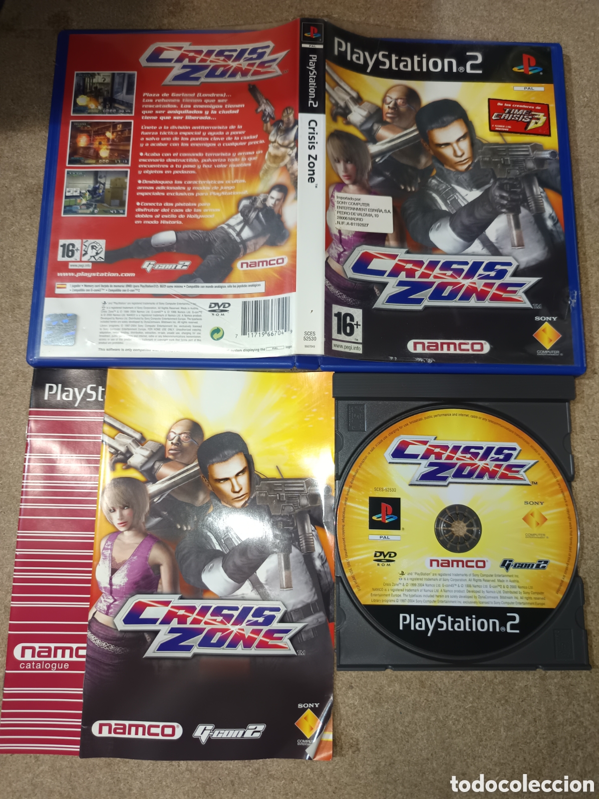 Videojuegos y consolas: PS2 CRISIS ZONE PAL ESP COMPLETO - Foto 1