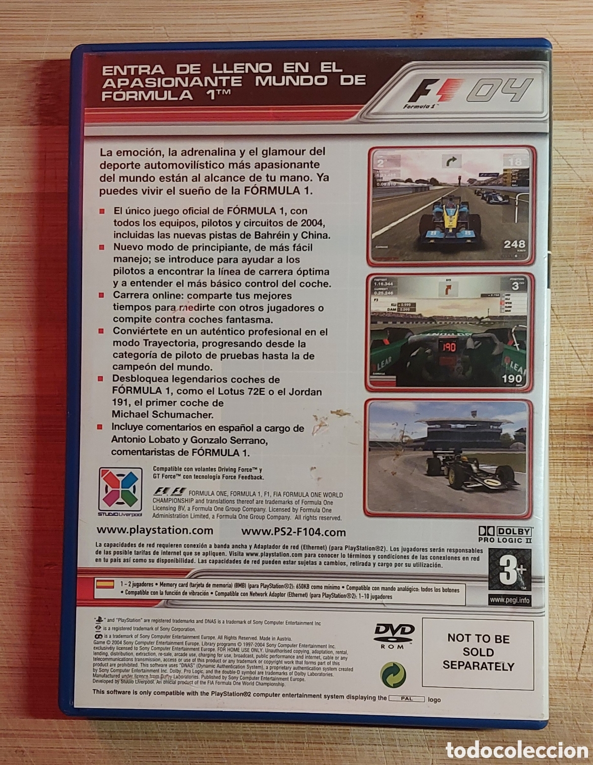 Videojuegos y consolas: Formula 1, 2004. PS2 - Foto 3