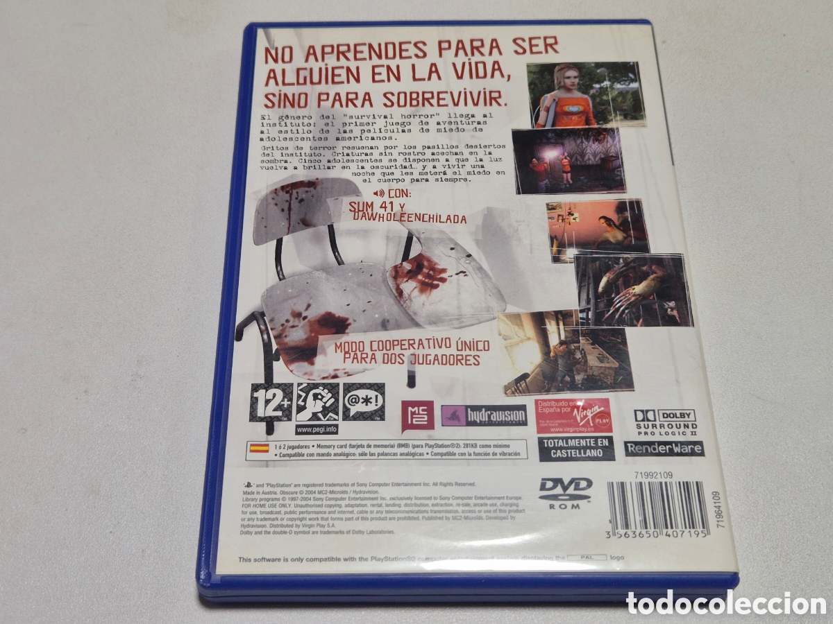 Videojuegos y consolas: OBSCURE. Playstation 2 - Foto 2