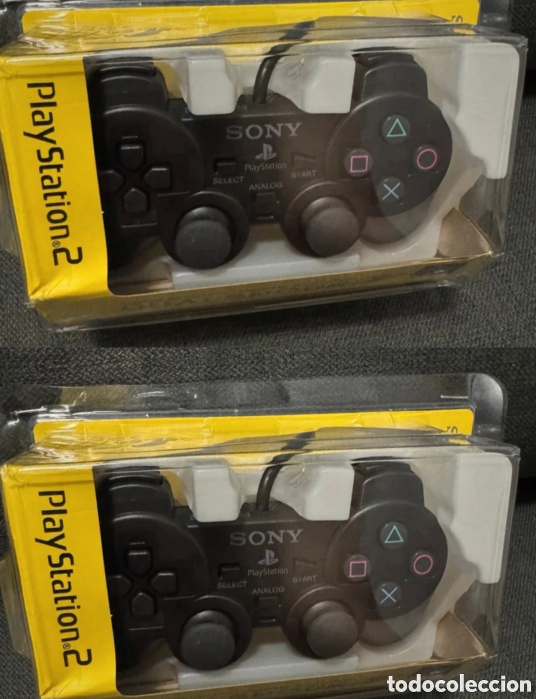Videojuegos y consolas: 2 Mandos ps2 nuevos PlayStation2 mannete controller DualShock Commande - Foto 1