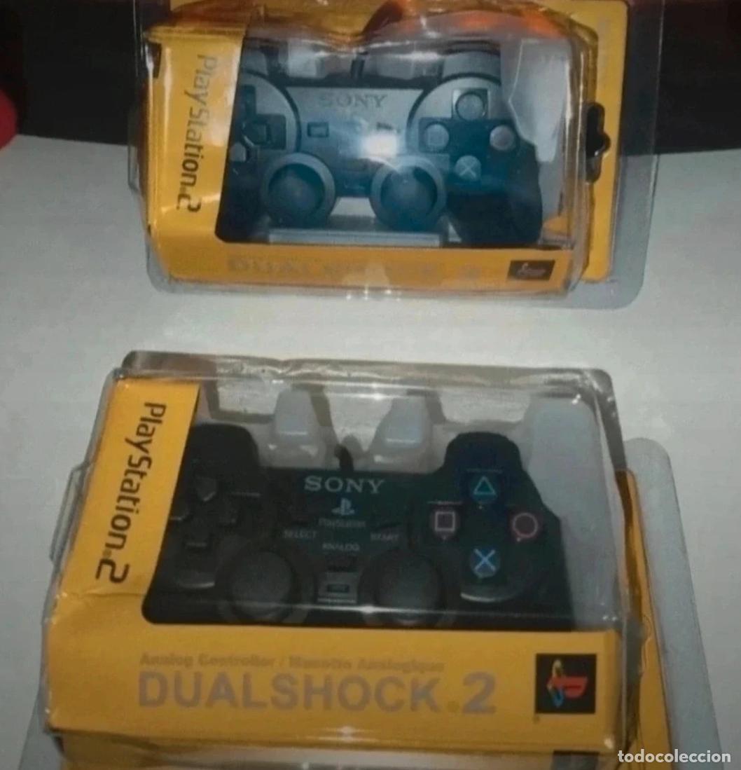 Videojuegos y consolas: 2 Mandos ps2 nuevos PlayStation2 mannete controller DualShock Commande - Foto 1