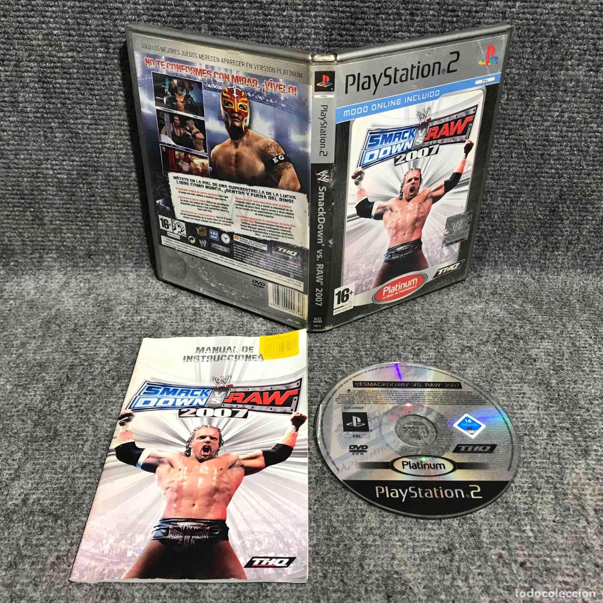 Videojuegos y consolas: WWE SMACKDOWN VS RAW 2007 PLATINUM - Foto 1