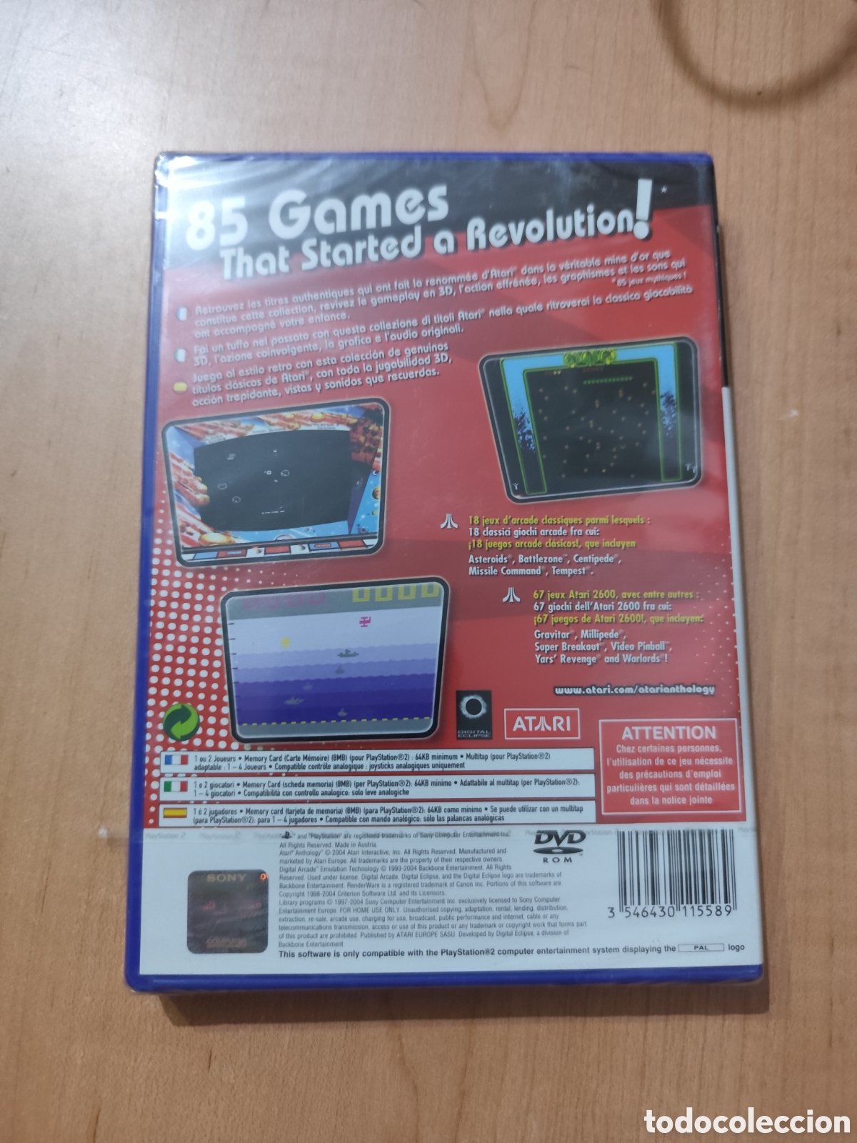 Videojuegos y consolas: Atari anthology ps2 precintado - Foto 2