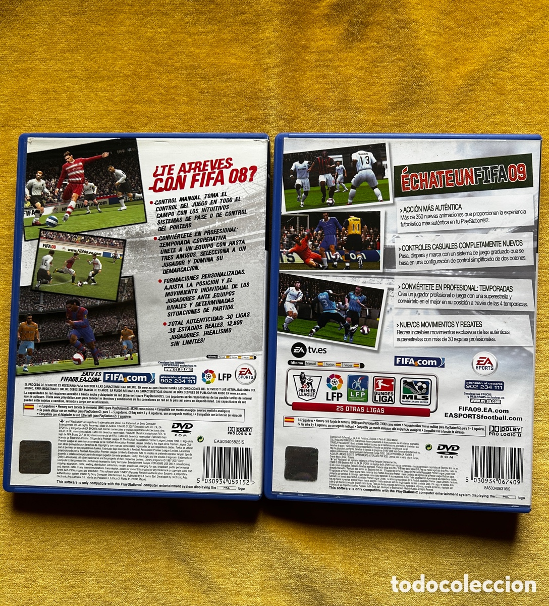 Videojuegos y consolas: Pack Ps2 FIFA 08 y 09 - Foto 2