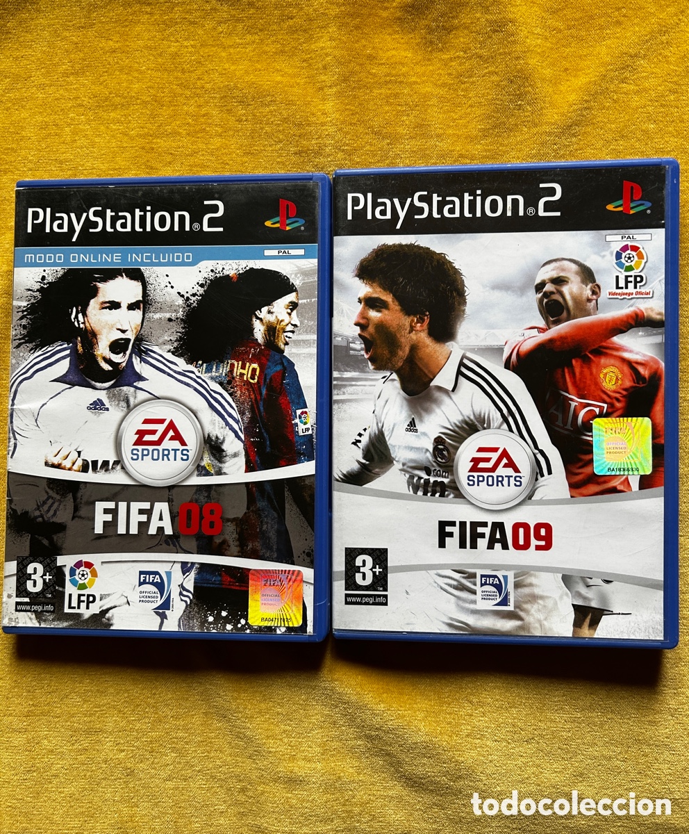 Videojuegos y consolas: Pack Ps2 FIFA 08 y 09 - Foto 1