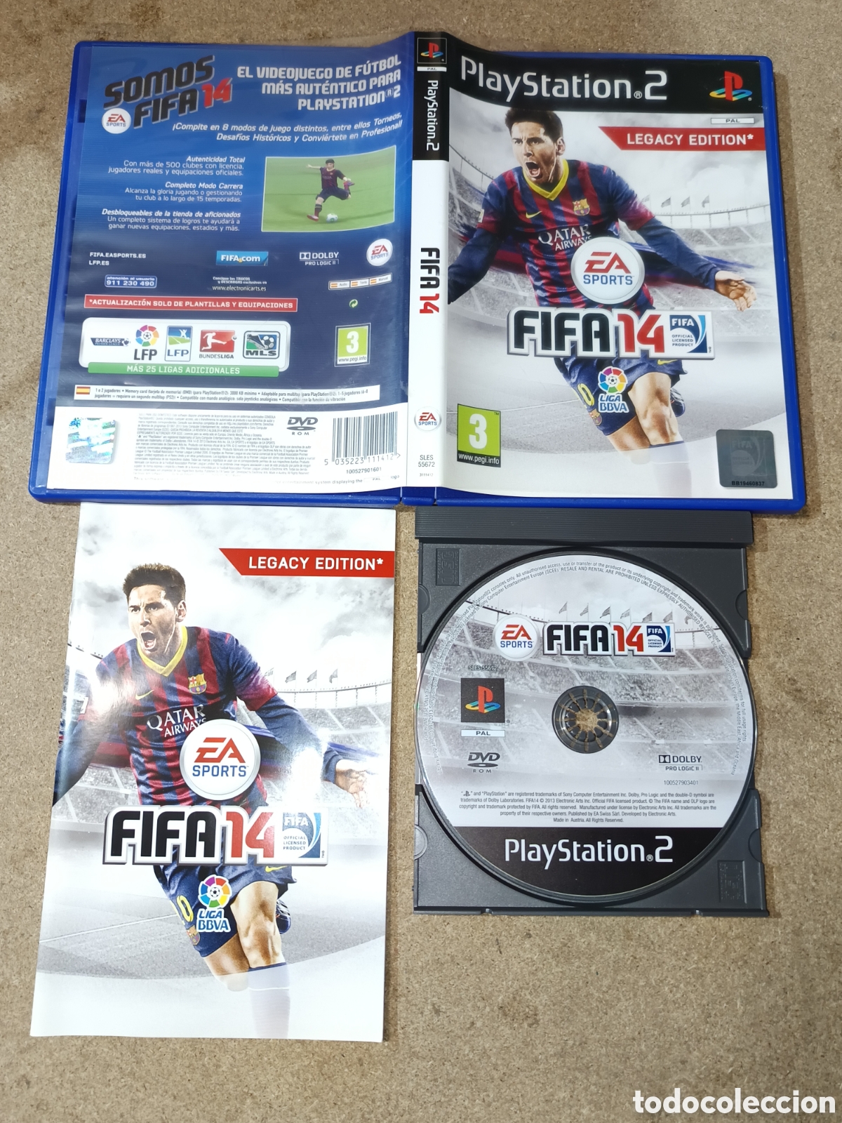 Videojuegos y consolas: PS2 FIFA 14 PAL ESP COMPLETO - Foto 1