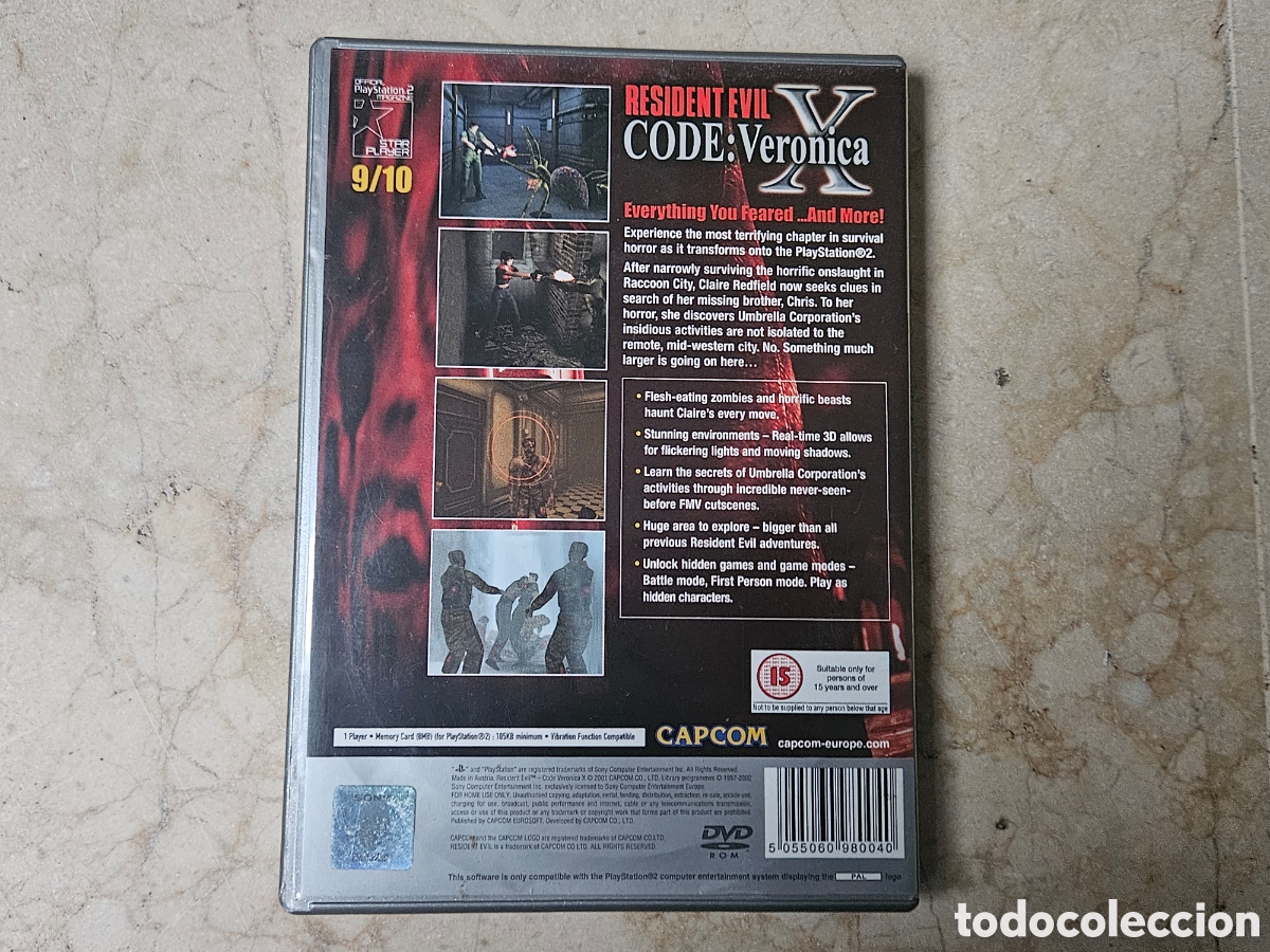 Videojuegos y consolas: Sony ps2 Resident Evil code: Veronica X - Foto 3