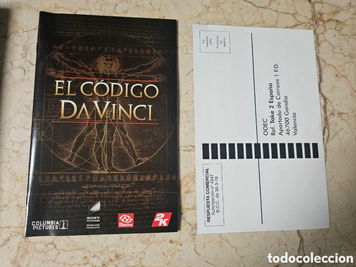Videojuegos y consolas: SONY PLAYSTATION 2 PS2 JUEGO EL C&Oacute;DIGO DA VINCI - Foto 4