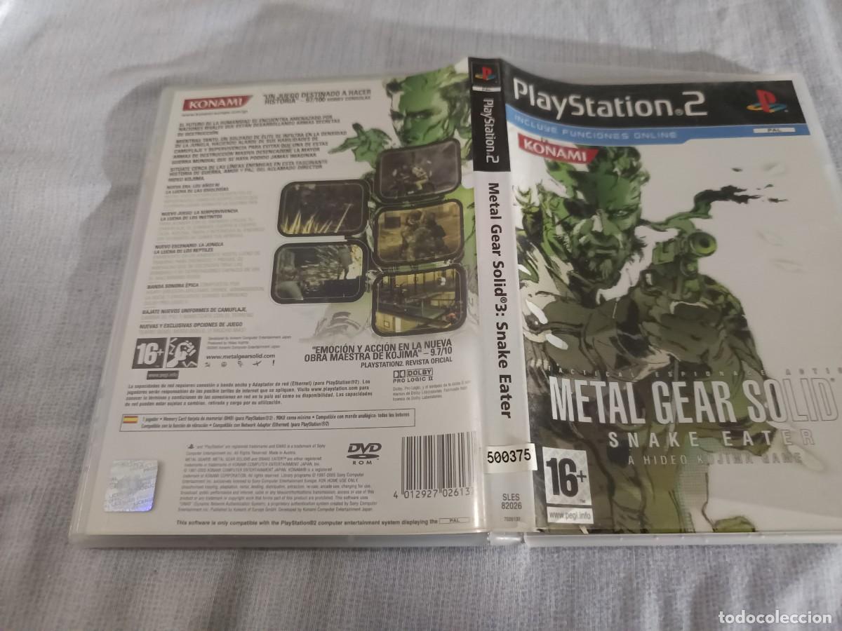 Videojuegos y consolas: METAL GEAR SOLID 3 SNAKE EATER PAL ESP PS 2 - Foto 2