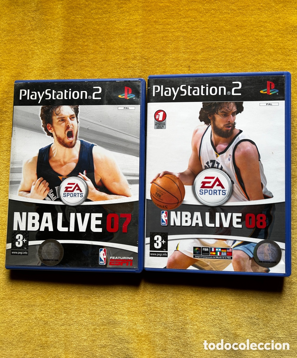 Videojuegos y consolas: Pack Ps2 NBA LIve 07 y 08 - Foto 1